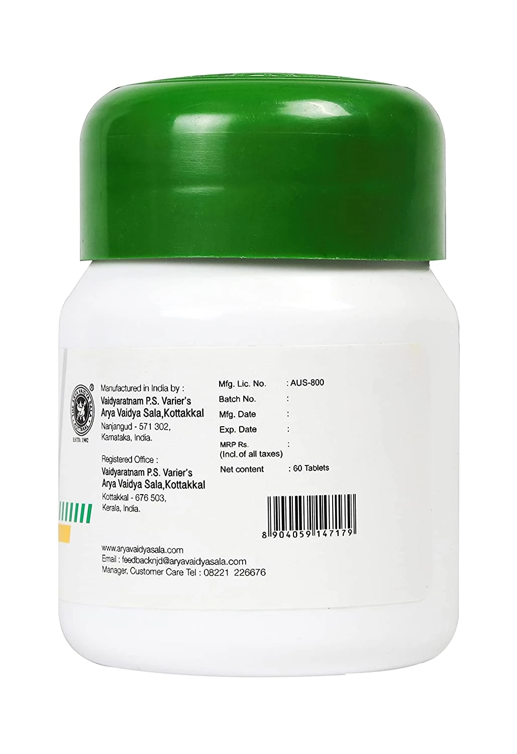 Kottakkal Arya Vaidyasala Triphala Tablets, 60 Tablets-2.webp